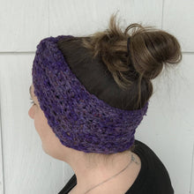Load image into Gallery viewer, Bow Ear Warmer Crochet Pattern