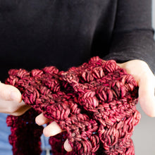 Load image into Gallery viewer, Burst My Bobble Infinity Scarf Crochet Pattern