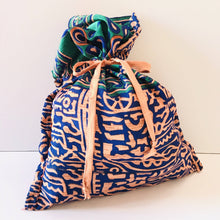 Load image into Gallery viewer, Upcycled Sari Fabric Gift Bag Sewing Kit