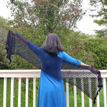 Load image into Gallery viewer, Lacy Floret Shawl Crochet Pattern