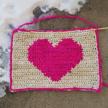Load image into Gallery viewer, All My Love Wall Hanging Crochet Kit