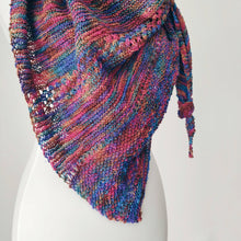 Load image into Gallery viewer, Openwork Lattice Lace Weight Shawl Pattern