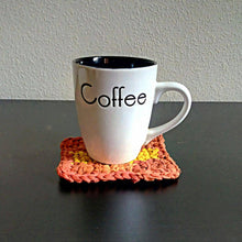 Load image into Gallery viewer, Fall Placemat and Coaster Set Crochet Pattern