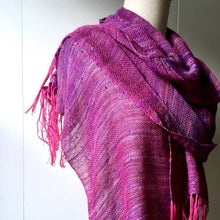 Load image into Gallery viewer, Celestial Silk Beaded Shawl Weaving Kit