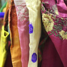 Load image into Gallery viewer, Sari Silk Tote Bag
