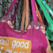 Load image into Gallery viewer, Sari Silk Tote Bag