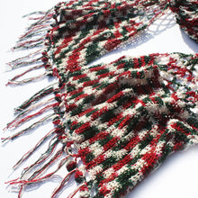 Load image into Gallery viewer, Holly Jolly Scarf Crochet Kit