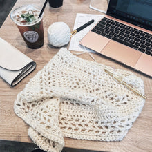 Load image into Gallery viewer, The Calla Cowl Bandana Crochet Kit