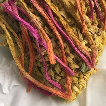 Load image into Gallery viewer, Sari Silk Boho Fringe Pillow Crochet Pattern