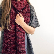 Load image into Gallery viewer, The Milan Scarf Knit Pattern