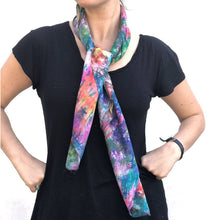 Load image into Gallery viewer, Tie Dye Silk Scarves