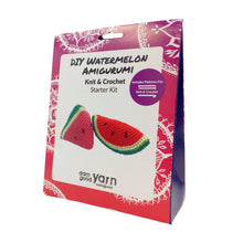 Load image into Gallery viewer, DIY Watermelon Amigurumi Knit &amp; Crochet Kit

