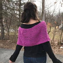 Load image into Gallery viewer, Silk Cloud Worsted Crochet Wrap Pattern

