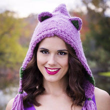 Load image into Gallery viewer, Forest Friends Yak Wool Hats Knit Kit
