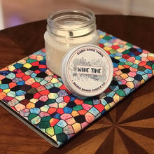 Load image into Gallery viewer, Darn Good Yarn Wine Time Candle
