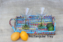 Load image into Gallery viewer, Fruit Bowl - Serving Tray - Waste Basket - Handmade from Trash
