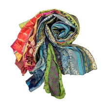 Load image into Gallery viewer, Mystery Sari Silk Medley Scarf
