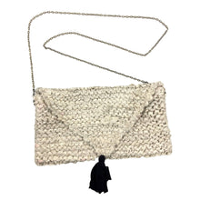 Load image into Gallery viewer, No Hassle Tassel Sari Silk Clutch Purse
