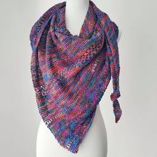 Load image into Gallery viewer, Openwork Lattice Lace Weight Shawl Pattern
