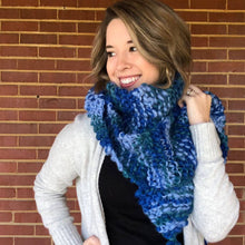 Load image into Gallery viewer, Blue Ridge Blanket Scarf Knitting Kit
