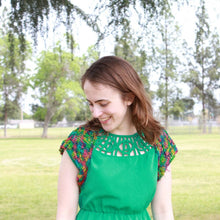 Load image into Gallery viewer, Emerald Pools Bolero Jacket Crochet Pattern
