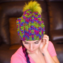 Load image into Gallery viewer, Textured Twist Slouchy Beanie Crochet Kit
