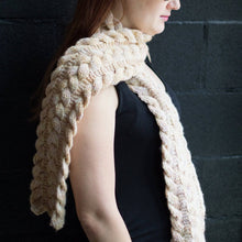 Load image into Gallery viewer, Third Law Cabled Scarf Knit Pattern
